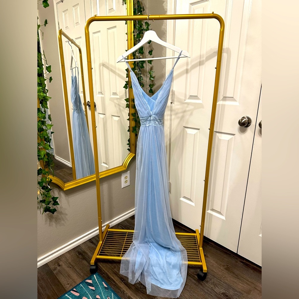 Windsor floor length tulle dress
